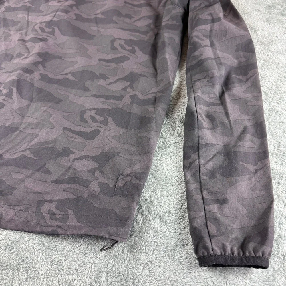 Vuori‎ Camo Full Zip Hooded Lightweight Jacket Trainer Shell Womens Size S